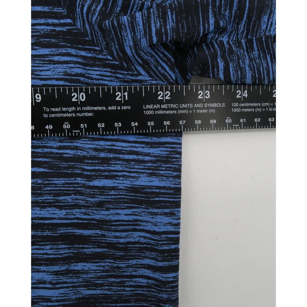 Under Armour Mens Iso-Chill Polo Shirt‎ Blue Black Space Dye Large Loose Fit